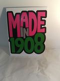 AKA Made In 1908 Bedazzle (Postcard) Canvas
