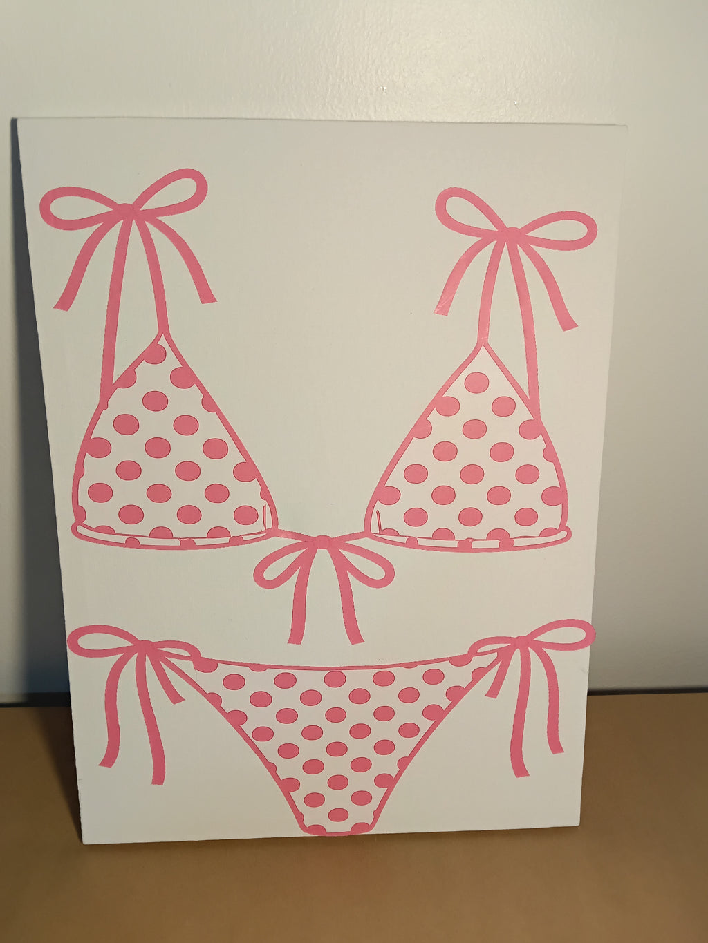 Beach Days Bikini Bedazzle Canvas