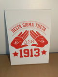 Delta Sigma Theta 1913 Bedazzle Canvas