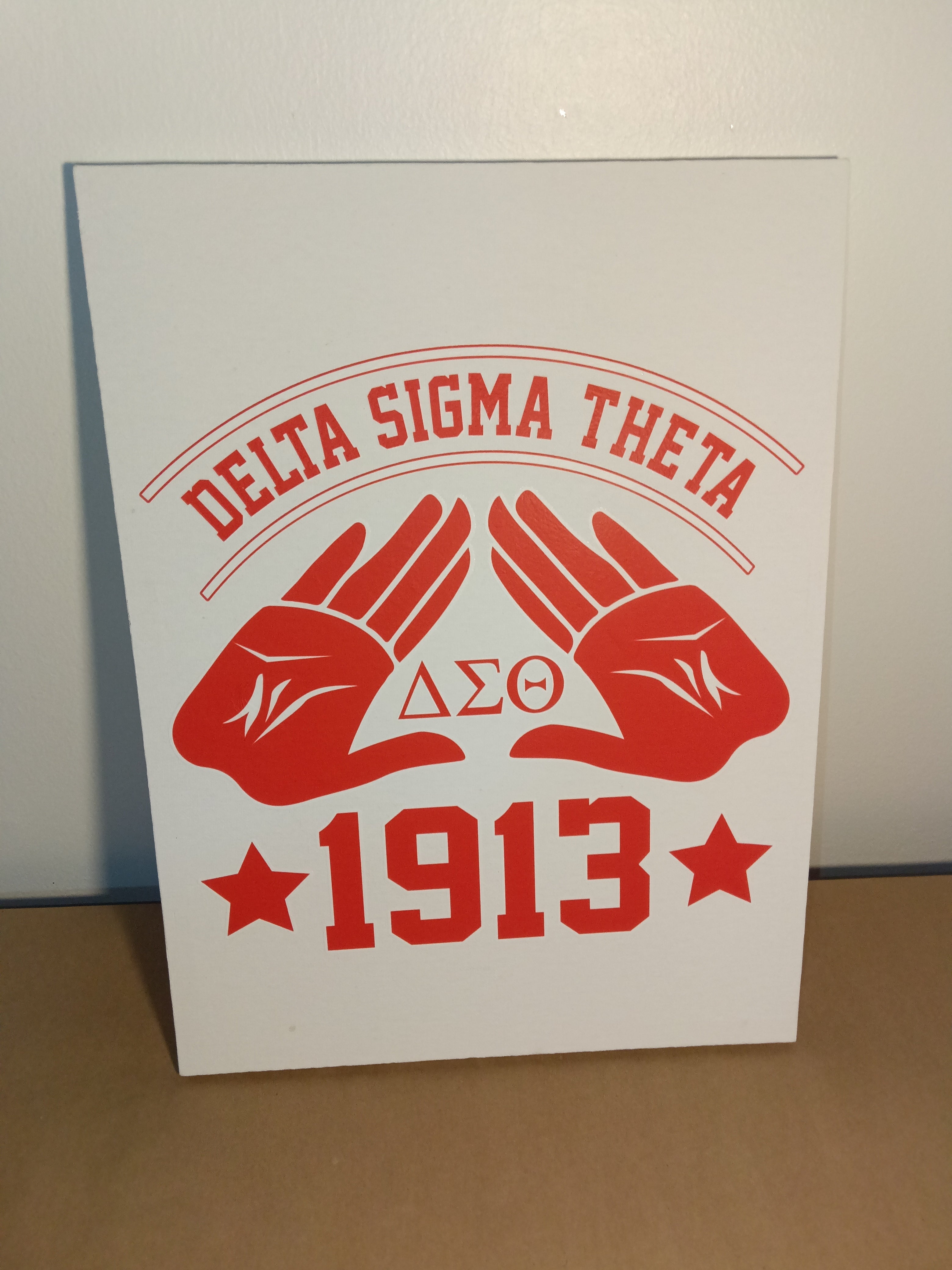 Delta Sigma Theta 1913 Bedazzle Canvas