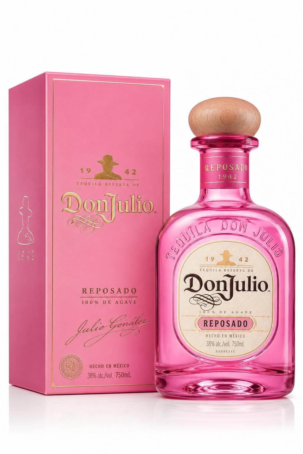 Don Julio Inspired Bedazzle Canvas (Pink)